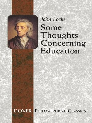 cover image of Some Thoughts Concerning Education